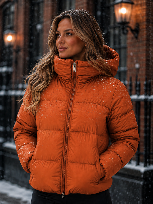 Puffer Jacket Orange